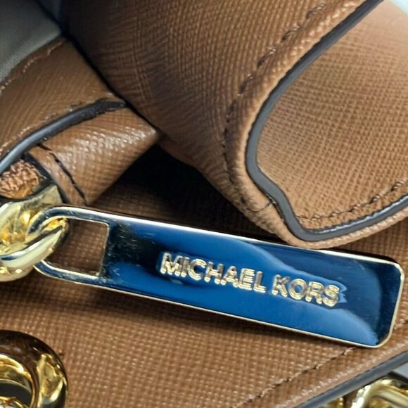 Michael Kors Susannah Large Saffiano Leather Shoulder Bag - Picture 7 of 14